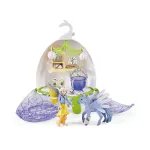 Schleich BAYALA Magical Vet Blossom &ndash; gėlės formos veterinarijos klinika ir ne&scaron;iojimo dėklas su fėja Sera ir Pegasu