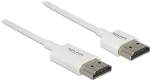 HDMI kabelis DeLOCK 85138 3 m, A tipo ki&scaron;tukas &ndash; A tipo ki&scaron;tukas, baltas