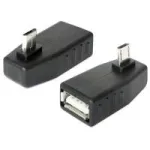 Kabelio lyties keitiklis DeLOCK 65473 micro USB USB 2.0 Juodas