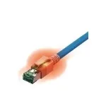 EasyLan S/FTP Patch Laidas Cat.6A Klasė EA LSOH Mėlynas 0,5m &ndash; EasyLan DualBoot LED Patch Laidas RJ45 S/FTP Cat.6A (Klasė EA)