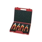 Knipex replių rinkinys kompakti&scaron;ka dėžutė 4 vnt. VDE plastikinis dėklas