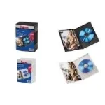 Hama 00011495 DVD dėklas be disko su plėvele, 30 vnt. rinkinys, juodos spalvos