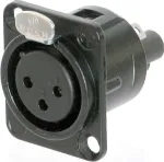 Neutrik NC3FD-S-B-1 jungties aksesuaras juodas