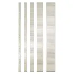 Nobo 1900405 planavimo skydelis T-kortelėms, 4 dydis, 54 lizdai, 128 x 960 mm, metalinis