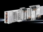 Rittal CB įrenginio adapteris SV 9342.510, poliamidas, 90&times;215 mm, pilkas (RAL 7035), &scaron;ynų storiui