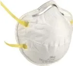 Respiratorius nuo dulkių 3M 8710-PT, balta vilna, vienetinis
