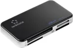 Renkforce RF-PCR-350 i&scaron;orinis USB 3.0 kortelių skaitytuvas, juodas (RF-5173664)