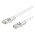 Wentronic Goobay CAT 5e Patch Laidas, SF/UTP, Baltas, 0,5 m - CCA vario mi&scaron;inys (93478)