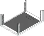 SCHROFF Bodenblech 600T VERST. 7021 25230-150 (25230150)