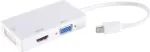 shiverpeaks&reg;-BASIC-S adapter Mini DisplayPort ki&scaron;tukas į HDMI/DVI/VGA lizdą, baltas (BS10-01015)
