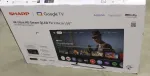 SALE OUT. Sharp 50HP6265E 50 colių (126cm) QLED 4K Ultra HD Google televizorius, Dolby Vision, Dolby Atmos, centrinis stovas