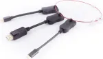 Adapterių rinkinys ShiverPeaks 10-01020 &ndash; HDMI-A į DisplayPort / Mini DisplayPort / USB-C