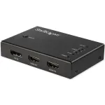 StarTech.com 4 prievadų HDMI vaizdo perjungiklis - 3x HDMI ir 1x DisplayPort - 4K 60Hz