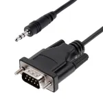 StarTech.com 1m DB9 į 3.5mm RS232 kabelis projektorių, televizorių ir skaitmeninių reklaminių ekranų kalibravimui