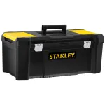 Stanley Essential 26 in plastikinis įrankių dėžė STST82976-1, 33 l, juoda/geltona