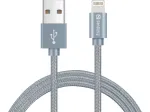 Sandberg Excellence Lightning Grey 1m, 1 m, Lightning, USB A, Pilka, Tiesus, Tiesus