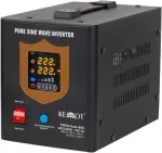KEMOT PROsinus-800 nepertraukiamo maitinimo &scaron;altinis 800VA/500W gryno sinuso banga 12V 230V juoda