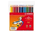 STABILO Trio spalvoti pie&scaron;tukai, 4,2 mm, įvairių spalvų, 18 vienetų