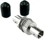 BlueOptics ST/PC Simplex &scaron;viesolaidžio adapteris OM4 daugiamodžiams, metalinis korpusas, keraminis antgalis, įterpimo nuostoliai <0,2 dB, -40&hellip;+85 &deg;C (SFC23FK)