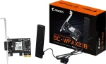 GIGABYTE GC-WFAX210 Wi-Fi 6E PCIe x1 plėtotės kortelė su Bluetooth 5.2