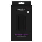 EVELATUS Xiaomi Redmi 12C 2.5D Full Cover Japan Glue Glass Anti-Static Black