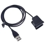 Akyga AK-SW-35 įkrovimo kabelis Fitbit Alta HR, USB-A, 1 m, juodas