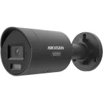 Hikvision DS-2CD2087G3-LI2UY/SL 2,8mm Juoda 8MP AcuSense fiksuoto ta&scaron;ko IP vaizdo kamera