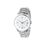 Pierre Cardin vyri&scaron;kas analoginis kvarcinis laikrodis CMR.0006 40mm nerūdijančio plieno korpusas juodas ciferblatas odinis dirželis