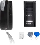 CYFRAL COSMO 1-Tenant Intercom Kit Black