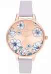 OLIVIA BURTON Women's Watch OB16AN03 (34 mm) Rose Gold-tone Stainless Steel Mesh