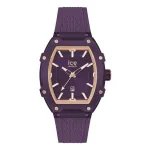 ICE moteri&scaron;kas laikrodis 23994 (45 mm) &ndash; rožinis silikoninis kvarcinis