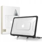 Tech-Protect Kevlar Pro MacBook Neo 13 2026 Matte Black/Clear Protective Laptop Case