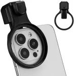 K&F Concept Smartphone Clip Mount for 58mm Filters and Lenses - Black