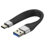 TECHLY USB 3.0 USB-A į USB-C 3.2 Gen2 15W M/M 12cm FPC laidas
