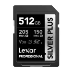 Lexar Professional SILVER PLUS SDXC 512GB atminties kortelė