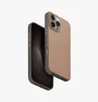 UNIQ Lyden DS MagClick apsauginis dėklas su magnetiniu įkrovimu, skirtas iPhone 16 Pro Max 6,9 colių, ruda/Flint Grey