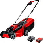 Belaidis stūmiamas vejapjovė EINHELL GE-CM 18/30 Li &mdash; 18V, 3,0Ah, 30 cm pjovimo plotis, 25 L žolės rinktuvas