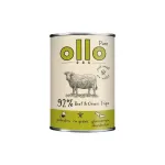 OLLO Pure Beef and Green Tripe drėgnas ėdalas &scaron;unims, 400 g