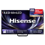HISENSE 75 colių 4K Ultra HD i&scaron;manusis televizorius (DLED, VIDAA U5.0, HDR10, Dolby Vision, 60Hz, 8ms, 3 HDMI, 2 USB, LAN, Wi-Fi, Bluetooth, VESA 400x400, 25.5kg)