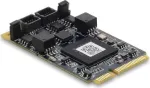 DELOCK 63002 CAN 2.0 / CAN FD Mini PCIe sąsajos kortelė, 2 x D-Sub 9 kai&scaron;čių, iki 8 Mbps, galvaninė izoliacija ir apsauga nuo vir&scaron;įtampių