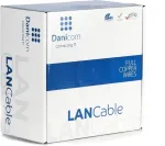 DSIT Danicom CAT7 S/FTP tinklo kabelis 100m vientisa gysla LSZH Dca oranžinis