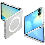 SPIGEN AirSkin MagSafe Galaxy Z Flip 8 dėklas Skaidrus/Baltas