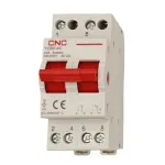 CNC EL240364 Modulinis perjungimo jungiklis YCBZ-40, 2 polių, 40 A, 1-0-2, DIN bėgeliui
