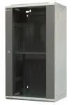 EMITER EM/AP6422 22U sieninis serverių spintos korpusas 600x450x1083mm su stiklinėmis priekinėmis durimis