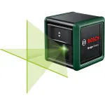 Bosch Home and Garden Quigo Green Set kryžminio linijavimo lazeris su spaustuku, adapterio plok&scaron;tele ir 1,1 m aliuminio trikoju 0603663CZ1