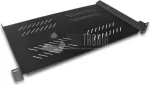 Wirewin SHELF 400 BL 1U 19 colių stovo tu&scaron;čiasis skydas, juodas