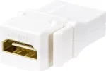 Renkforce RF-KS-HDMI-9020a HDMI adapteris (moteri&scaron;kas&ndash;moteri&scaron;kas), 4K 60Hz, baltas, RF-4531602