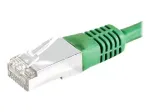 EXERTIS CONNECT Cat.6A S/FTP komutacinis kabelis, 15 m, žalias 858353