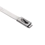 HellermannTyton MBT27S-316-SS-NA-C1 nerūdijančio plieno kabelių rai&scaron;tis, 681 mm x 4,6 mm, rutulinė spyna, sidabrinis 111-93279