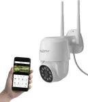 Sygonix PTZ WLAN SY-4760960 Full HD pan/tilt IP kamera su naktinio matymo funkcija ir dvipusiu ry&scaron;iu